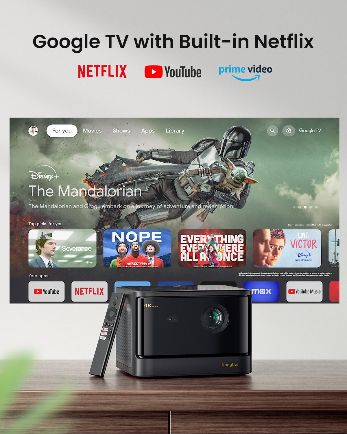 DBOX02 Laser Projector 4K GTV, 2450 ISO Lumens - Image 4