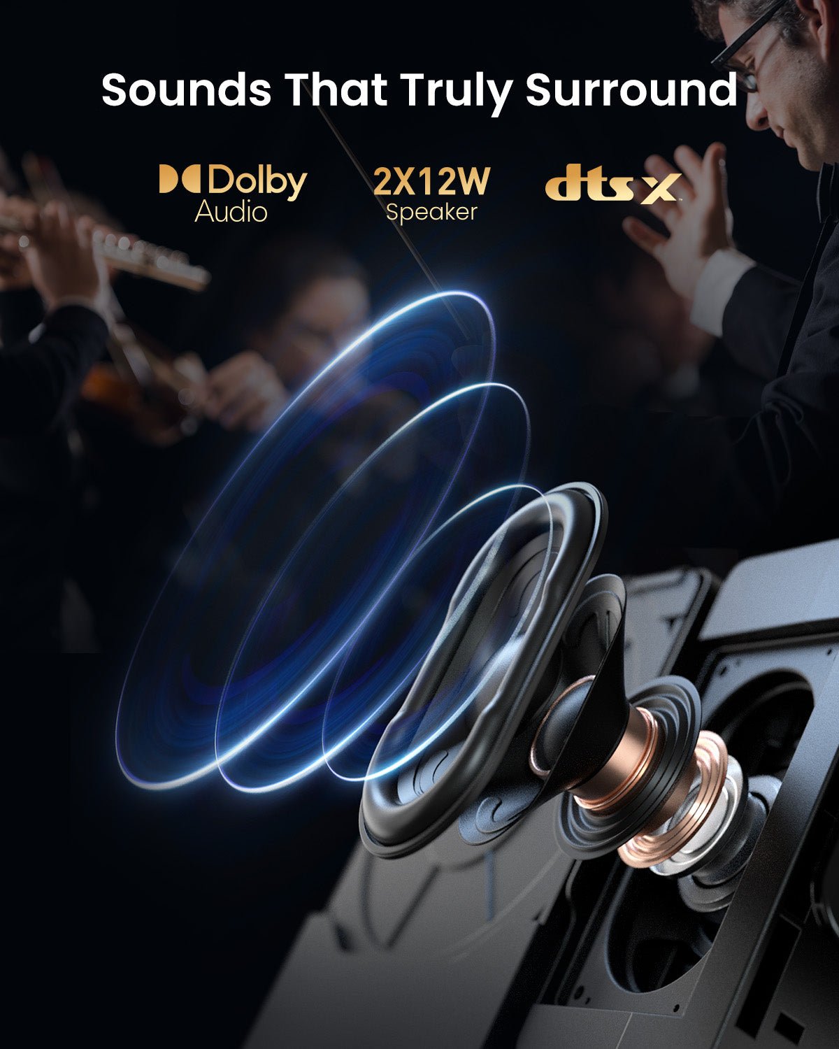 DBOX02 Laser Projector 4K GTV, 2450 ISO Lumens - Image 5