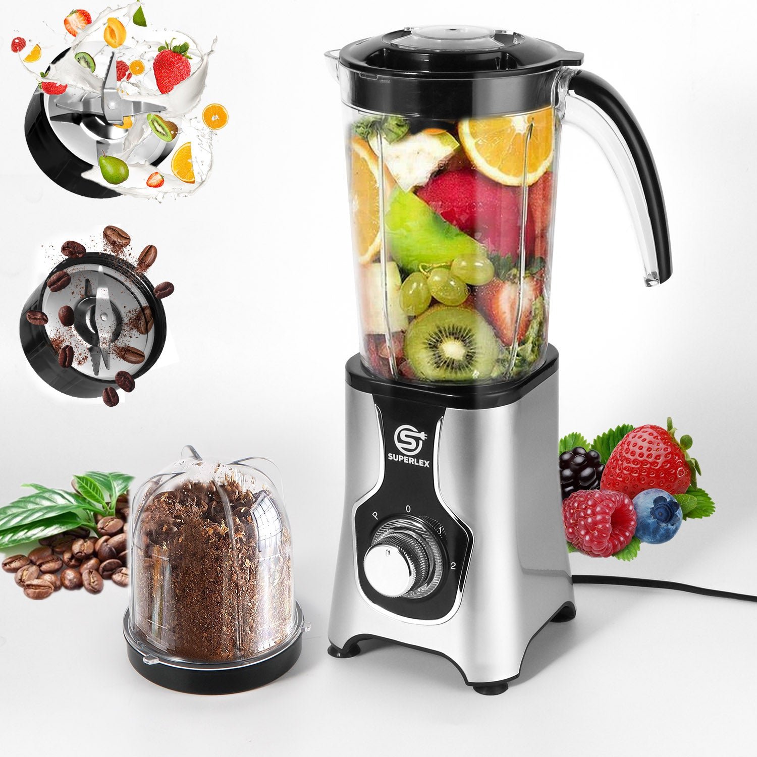 3 in 1 Jug Blender with Multi-Function Blades and High-Speed Performance - Image 10