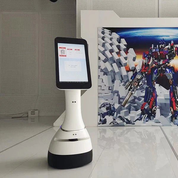 Alpha Robotics Office Reception Robot Jupiter – 21.5-inch Touchscreen Visitor Management System - Image 2