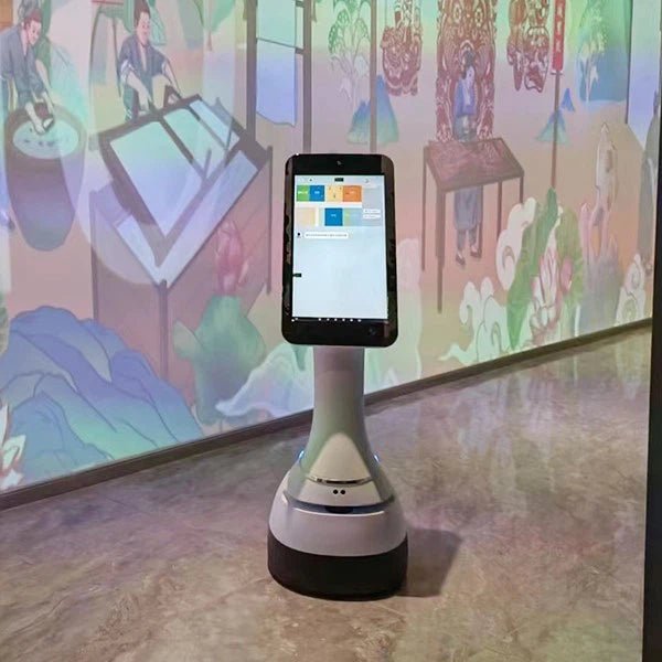 Alpha Robotics Office Reception Robot Jupiter – 21.5-inch Touchscreen Visitor Management System - Image 3