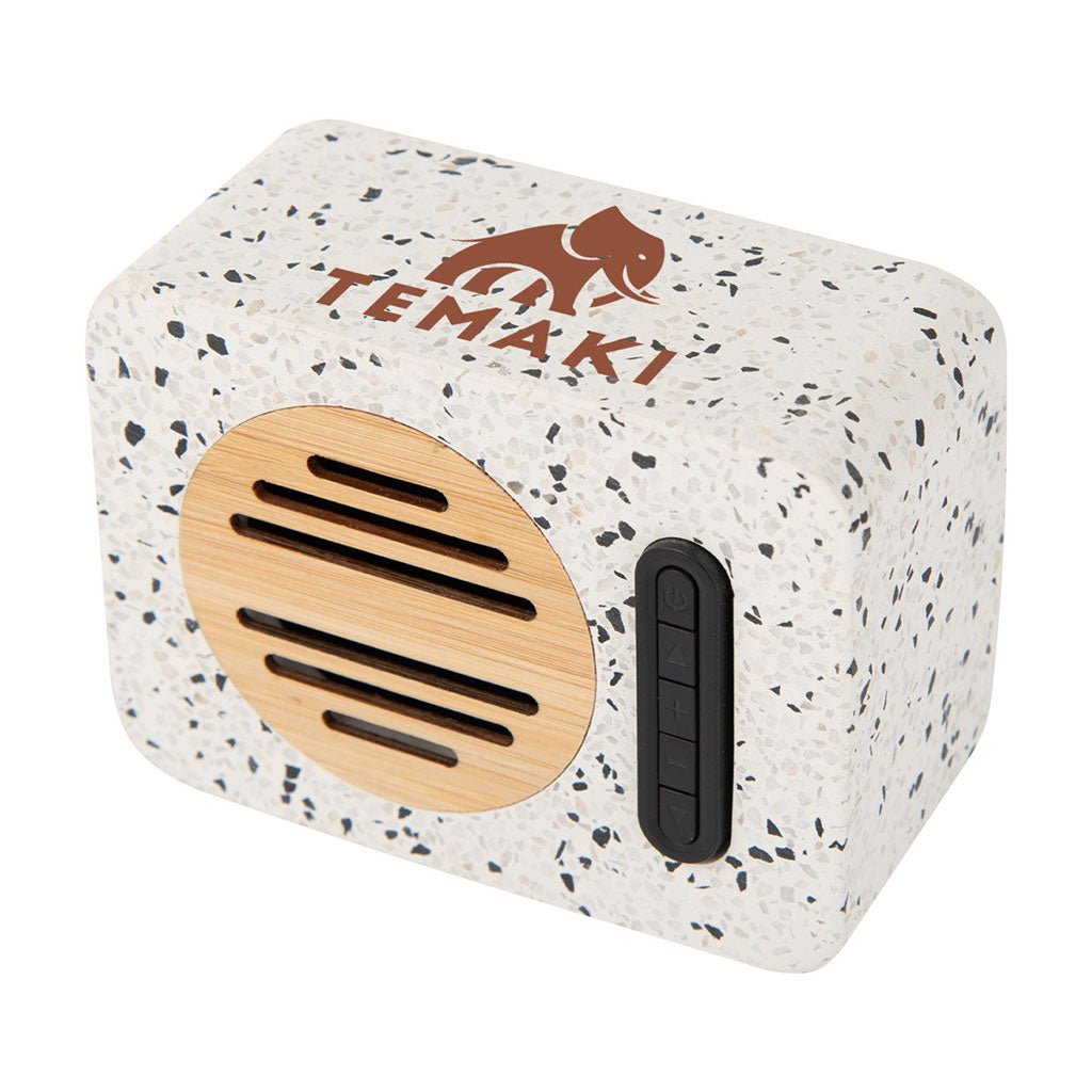 Hit Speckle & Bamboo Wireless Speaker - Image 2