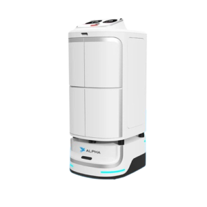 Alpha Robotics Speedy Hotel Delivery Robot – Autonomous Room Service Assistant