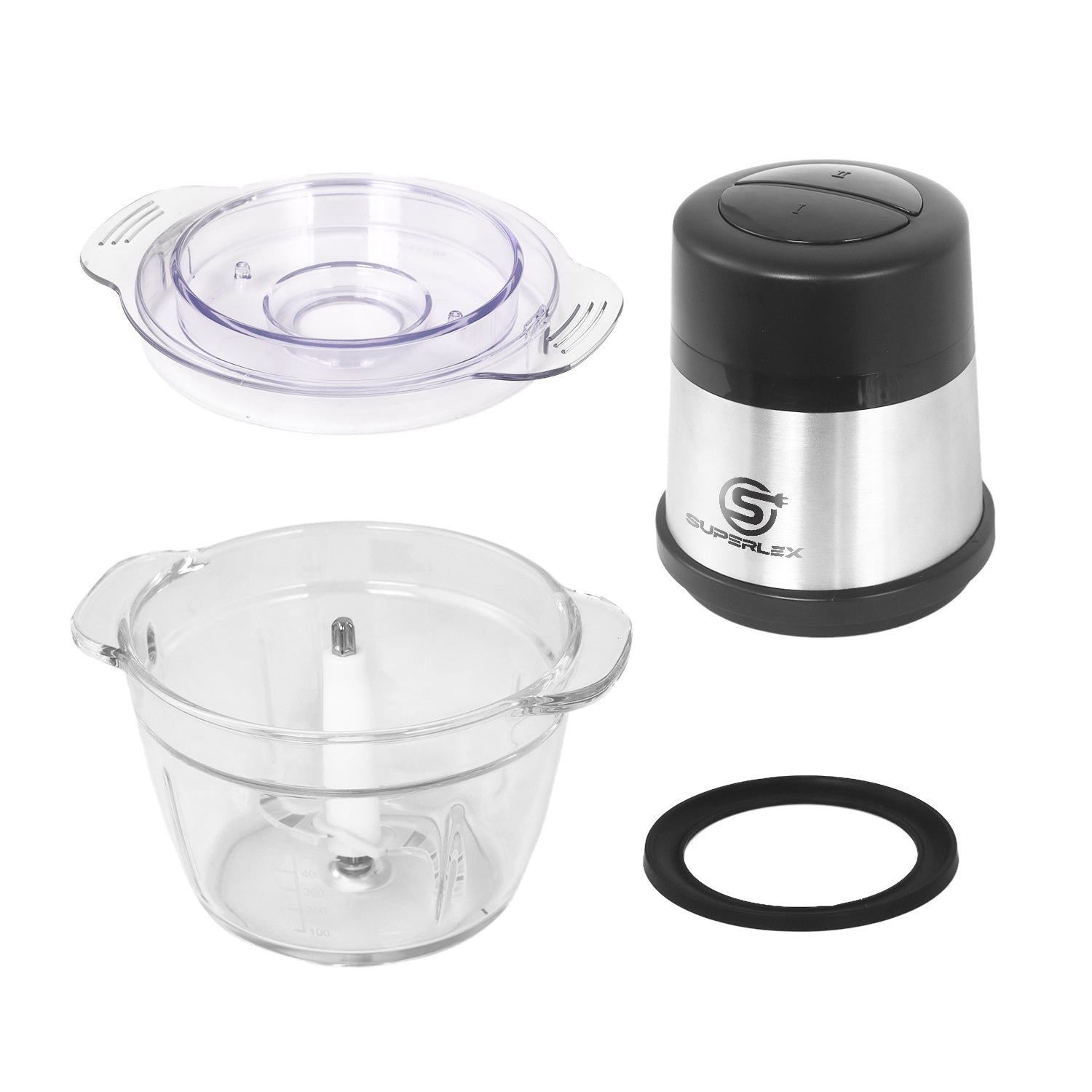 1L Mini Chopper with 300W Motor & SUS420 Stainless Steel Blades - Image 7