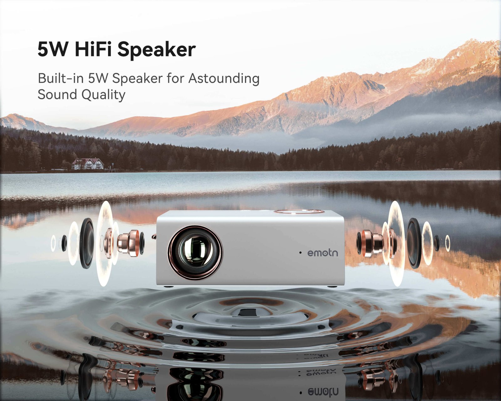 Emotn A1 Mini Portable Projector - Image 6