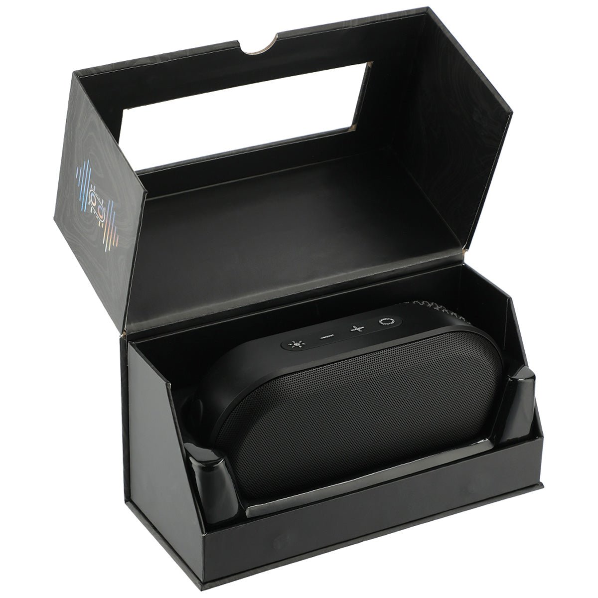 Leeds Black Zedd Outdoor Speaker with RGB Lights - Image 6