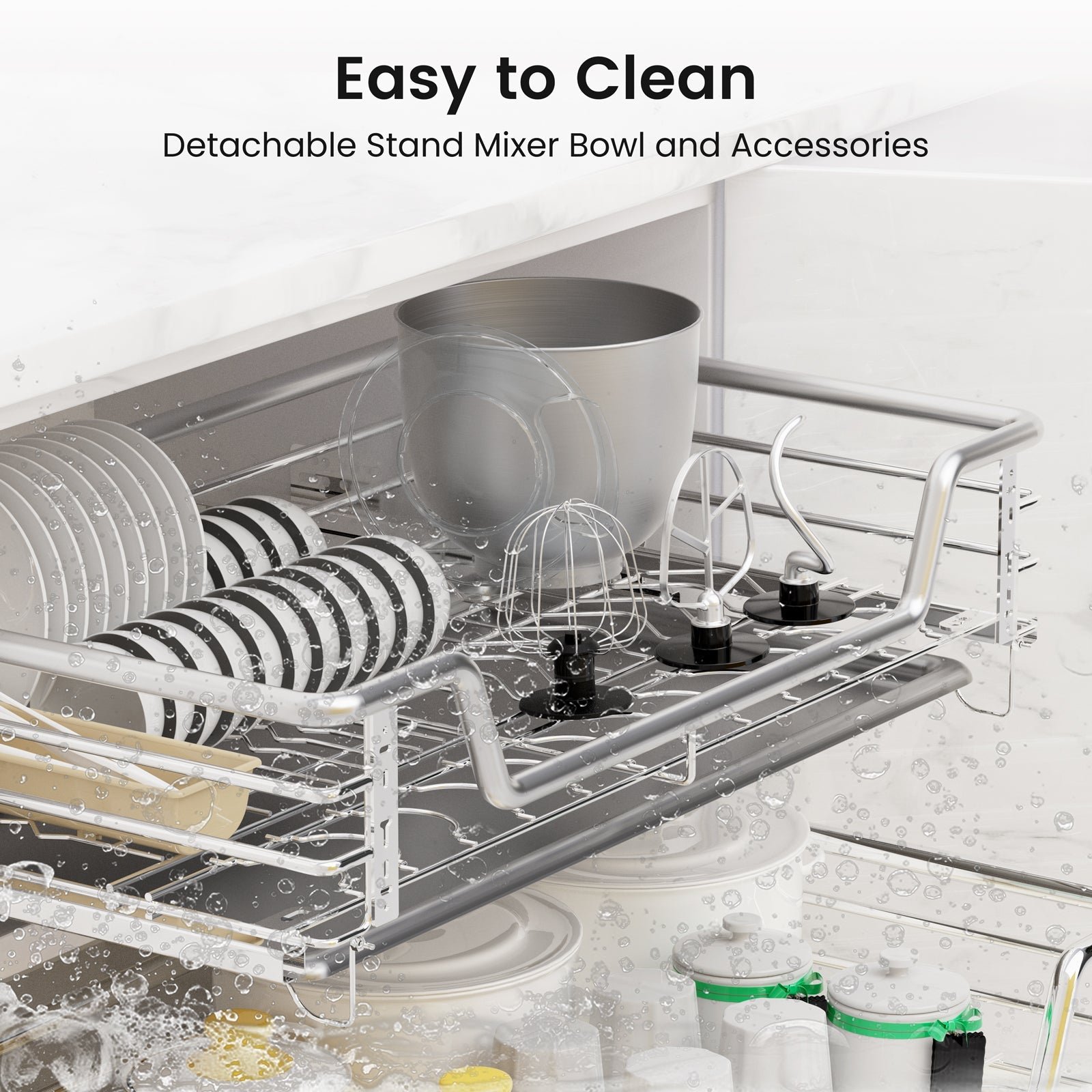 5L Stand Mixer with 1300W Motor & Multi-Function Attachments - Image 5
