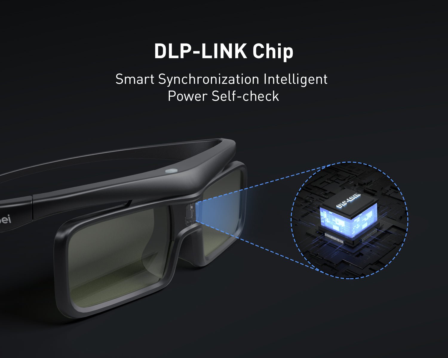 Rechargeable DLP-Link 3D Glasses - Image 2