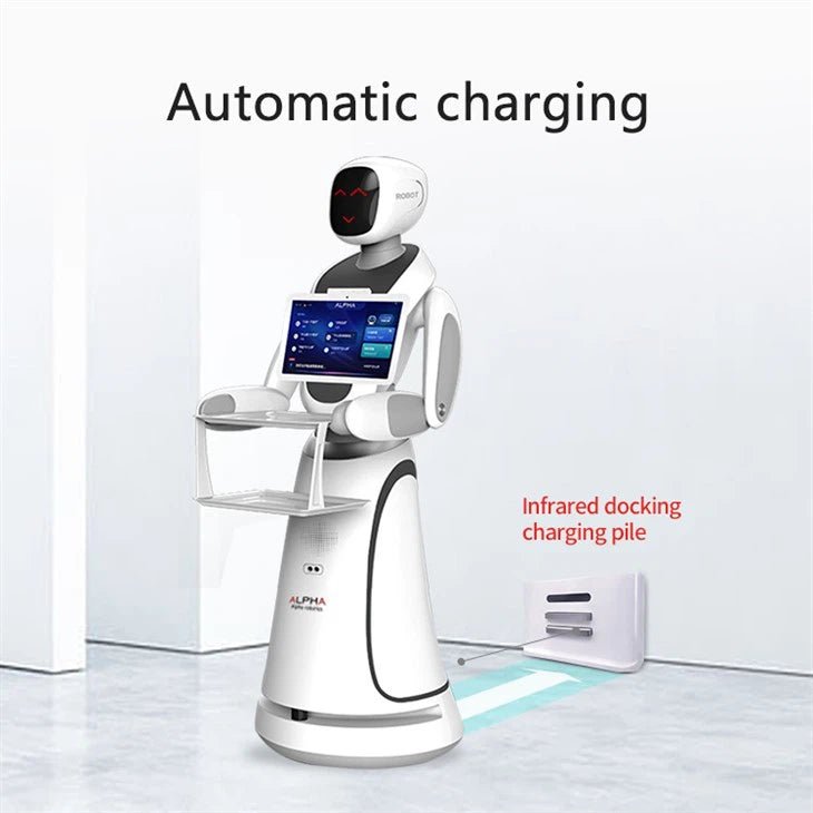 Alpha Robotics Amy Delivery Robot – AI-Powered Food Delivery Assistant with Laser Navigation, 10kg Load Capacity - Image 2