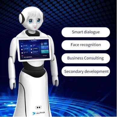 Alpha Robotics Reception Hall Robot Alice – AI-Powered Multilingual Assistant with Laser Navigation & 13.3" Touchscreen - Image 5