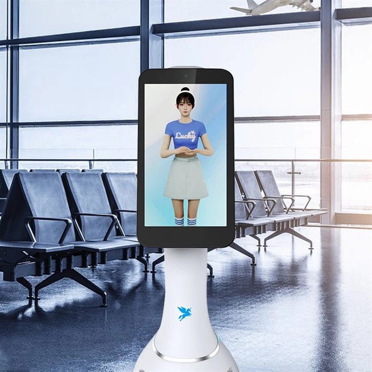 Alpha Robotics Office Reception Robot Jupiter – 21.5-inch Touchscreen Visitor Management System - Image 4