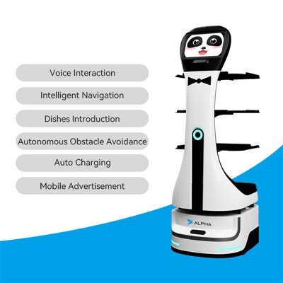 Alpha Robotics Speedy Hotel Delivery Robot – Autonomous Room Service Assistant - Image 4